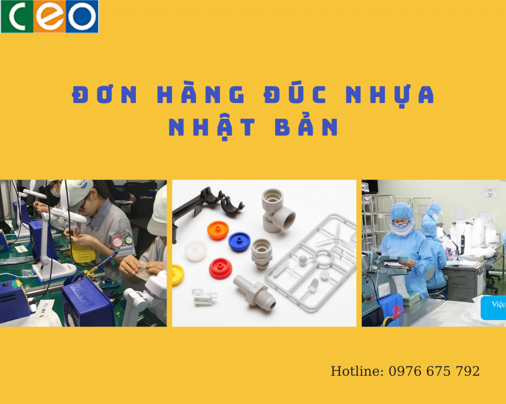 Đơn hàng đúc nhựa Nhật Bản