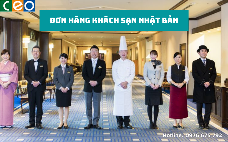 Đơn hàng khách sạn Nhật Bản