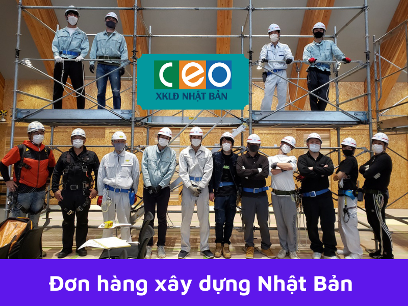 Đơn hàng xây dựng Nhật Bản