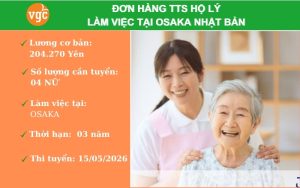 Tuyển 04 nữ điều dưỡng hộ lý lương cao làm việc tại Osaka Nhật Bản